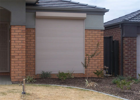 roller shutter house