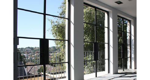 steel window door