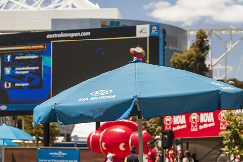 australian open shade