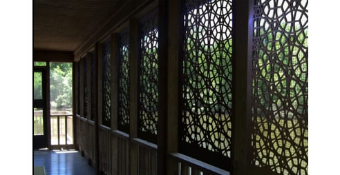 decorative privacy screen