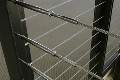 Horizontal Wire Balustrading