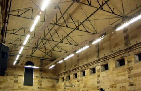 electric radiant overhead heating panels