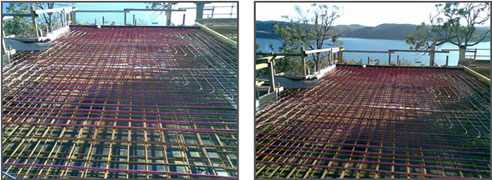 under slab hydronic floor heating