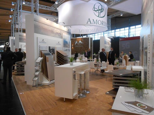 amorim and wicanders display at domotex 2014