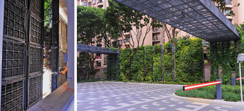 elmich green wall modules for green facade