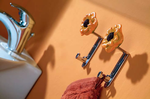 flower coat hooks