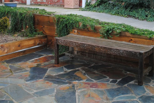random slate crazy paving