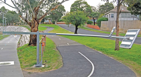 winch for lowerable light pole