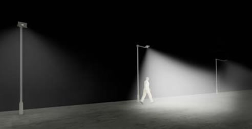 solar street lights with motion detection