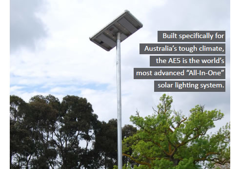 solar led street light alpha ae5