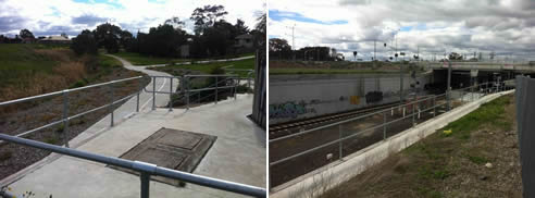 galvanised handrails