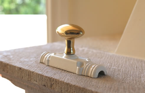 brass knob cremone bolt