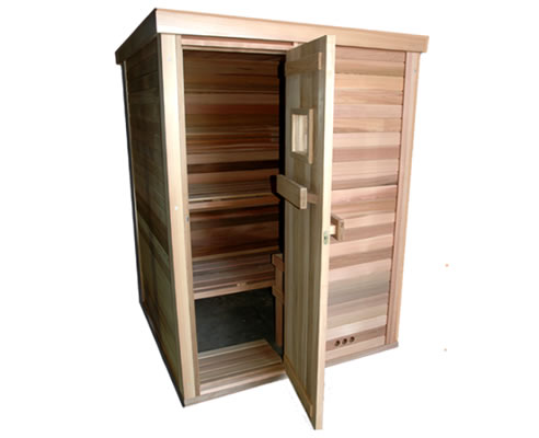 diy ukko cedar log sauna