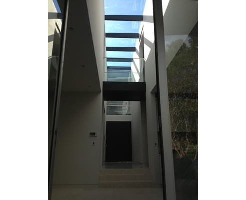 home skylight with no window film