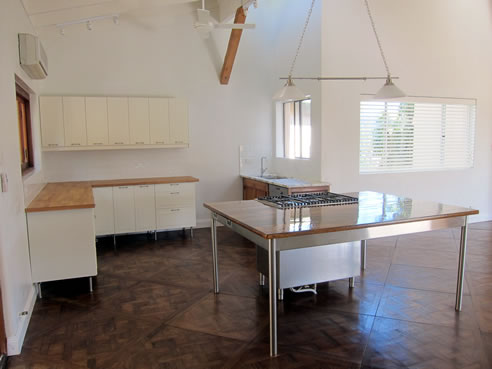 hardwax oiled floor in kitchen