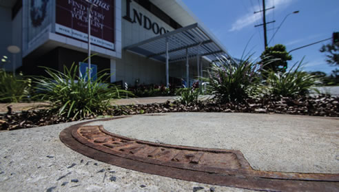 ej access cover indooroopilly shopping centre