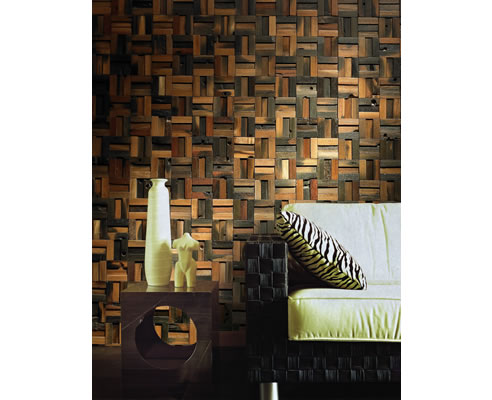 recycled timber wall paneling