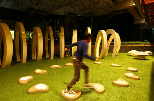 interactive playground lighting