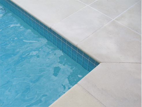 anti-slip pool coping