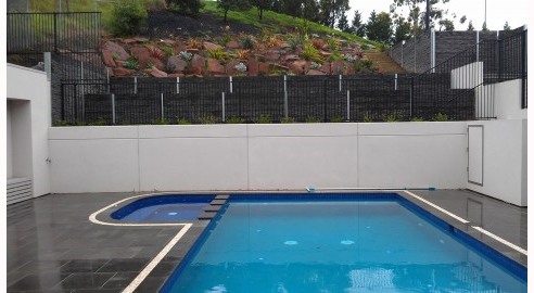 retaining wall water tanks