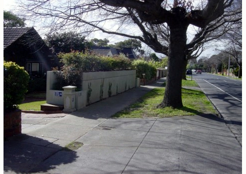 water tank front fence
