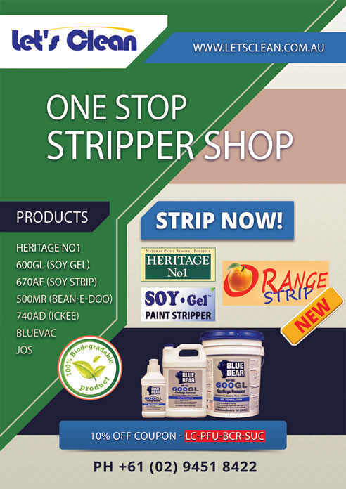 lets clean paint stripper flyer