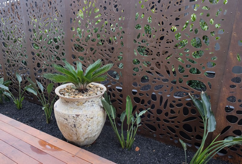Patterned Garden Screens | QAQ Architectural