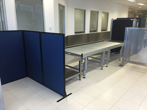 custom height partitions sydney airport