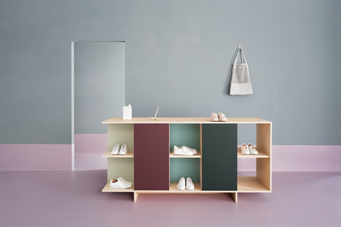 Furniture linoleum by Forbo
