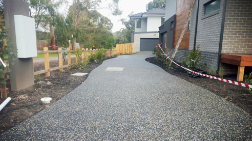 Permeable driveway from MPS Paving