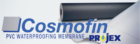 Cosmofin PVC Waterproofing Membrane from Projex Group