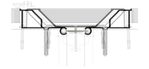 SeiMax Si G floor seismic joint