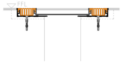 Si D floor joint