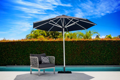 Outdoor umbrella from Instant Shade Umbrellas