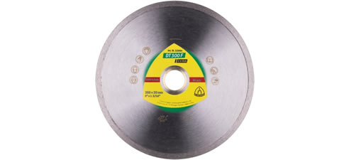 Continuous rim diamond blade