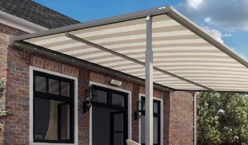 textile patio pergola awning