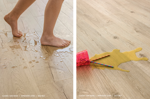 Water-Resistant timber laminate flooring