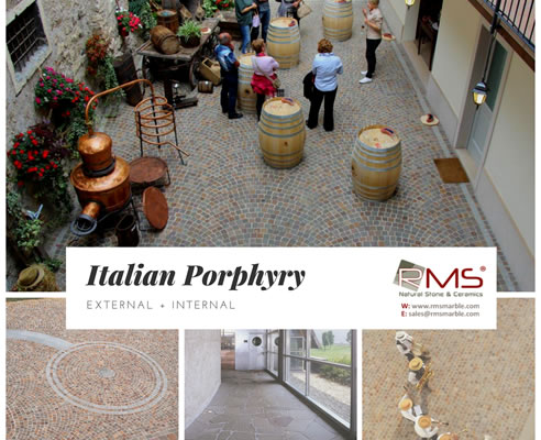 Italian Porphyry Paving