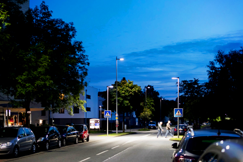 Lighting pedestrian crossings from WE-EF