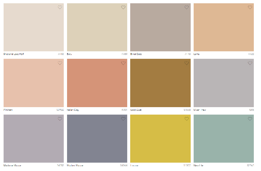 Seasonal Paint Trends - Summer Colour Palette