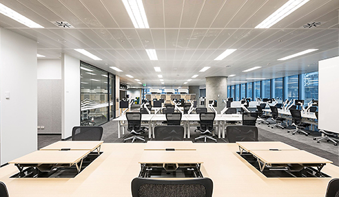 Human-Centric LED Troffer at International Towers Barangaroo Sydney