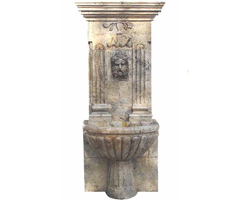 Carved Travertine Stone Fountains from Richard Ellis Design
