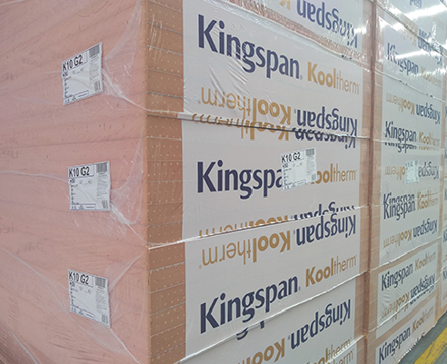 New Kooltherm K10 GM G2 Soffit Insulation Board from Kingspan