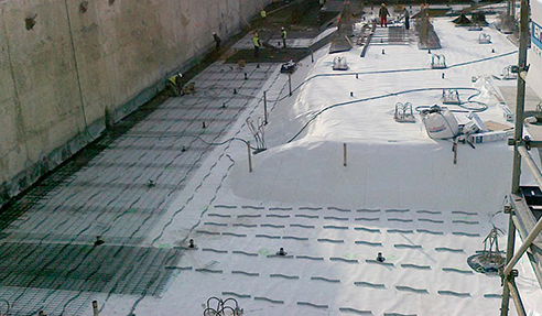 Pre-Applied Waterproofing for Below-Grade Structures from GCP