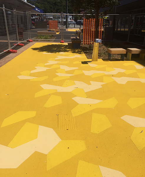 Bright Decorative Street Coating for Malls