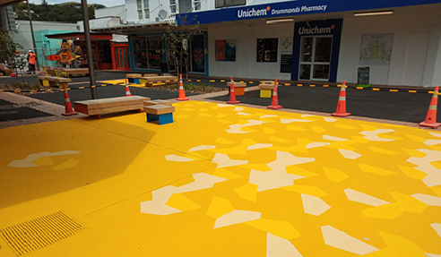 MPS Paving Bright Decorative Street Coating