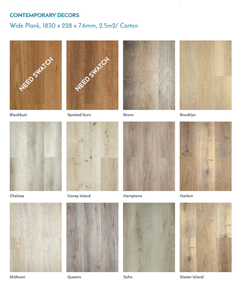 Hydroplank Wet Area Plank Flooring: Hamptons