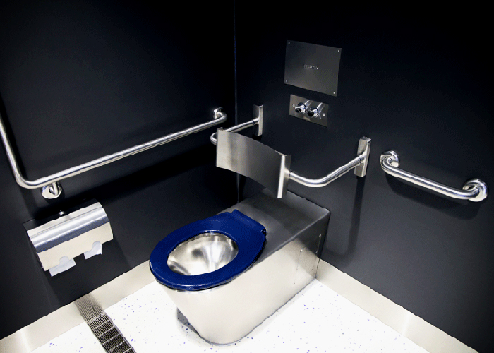 Vandal Resistant Stainless Steel Bathroom Fittings from Britex