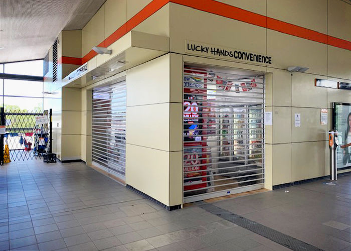 Clear Roller Shutters for Retail from Trellis Door Co