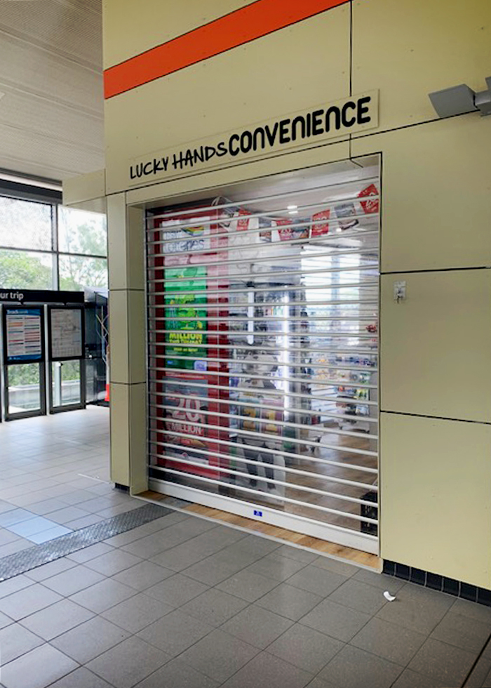 Clear Roller Shutters for Retail from Trellis Door Co